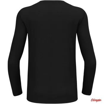 Odlo BL TOP Crew Neck L/S MERINO 200 t-shirt homem, tamanho M, preto