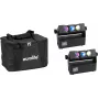 EUROLITE conjunto de 2x AKKU MBT-3 Spot MK2 com saco macio