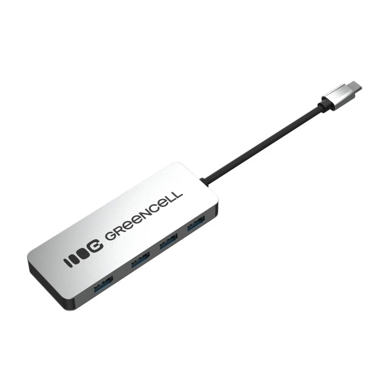 Hub USB Green Cell HUB-GC-C4A — hub USB-C 3.0 de 4 portas