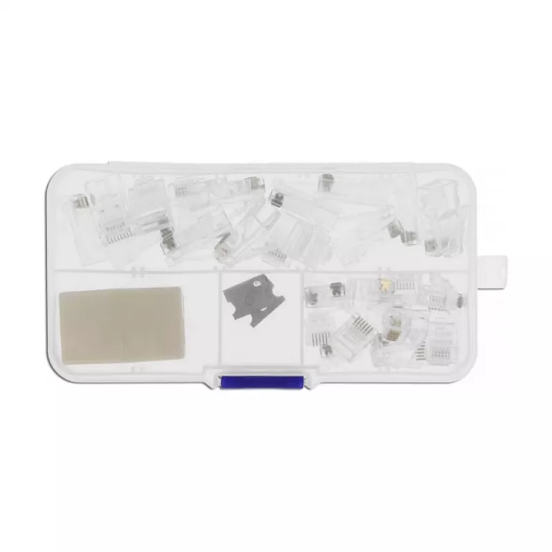 Kit de ferramentas de rede para RJ45 e RJ11 DeLOCK 86696