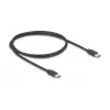 DELOCK 66941 Carregador sem fios 3-em-1 para smartphone smartwatch auscultadores USB Type-C 15 W interior preto