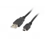Cabo USB 2.0 Mini AM-BM5P 1,8 m preto