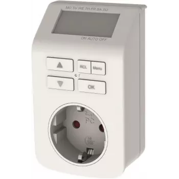 Temporizador digital Bachmann - Interruptor de rede automático - AC 230 V - 3680 Watt