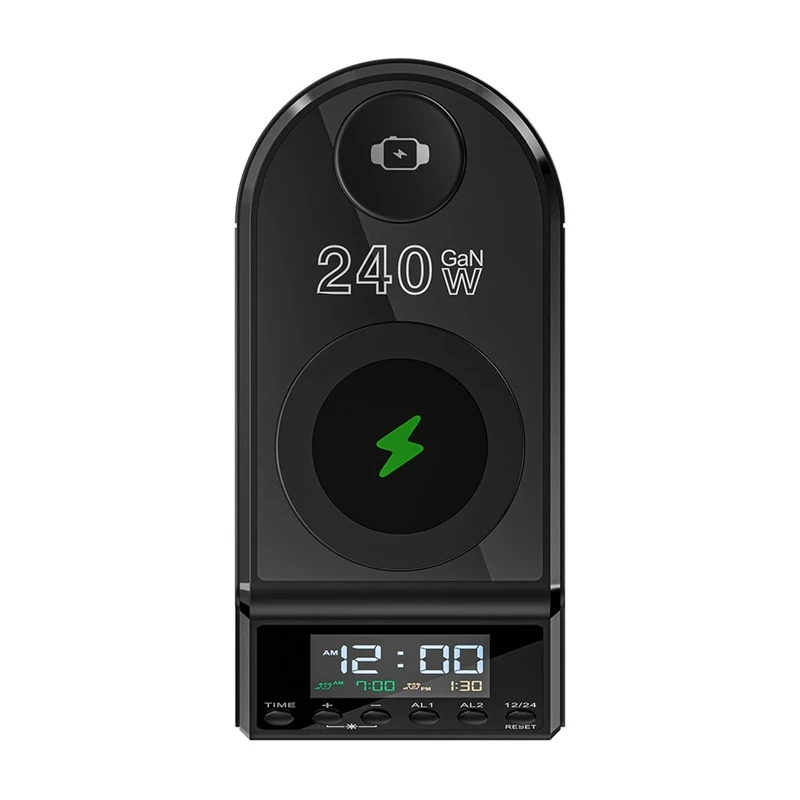 Despertador BlitzWolf BW-FW10 com 2×USB-A e 4 portas USB-C
