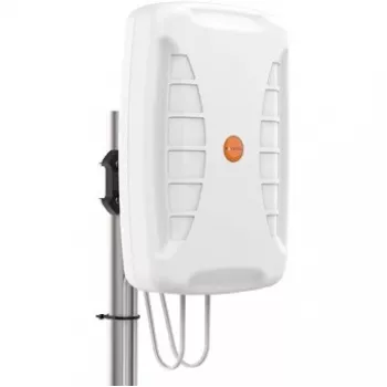 Antena de rede Poynting XPOL-24 SMA, dual-band 0,617–0,96 e 1,71–4,2 GHz, ganho 11 dBi, 50 Ω, ficha SMA