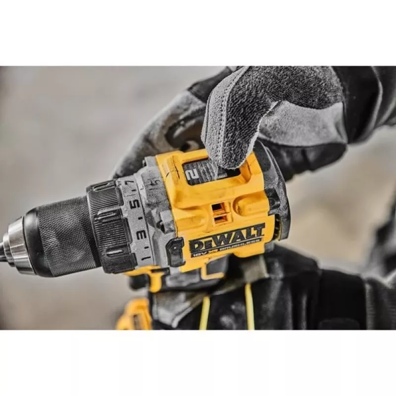 DeWALT DCD800E2T-QW Berbequim 2000 rpm 1,28 kg Preto, Amarelo