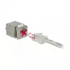 Delock 86404 módulo Keystone RJ45 Secure Cat.6 para LSA, branco