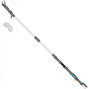 Tesoura de poda telescópica a bateria HighCut 250/18V P4A solo, 18 Volt (cinzento-escuro/turquesa, sem bateria e carregador, POWER FOR ALL ALLIANCE)