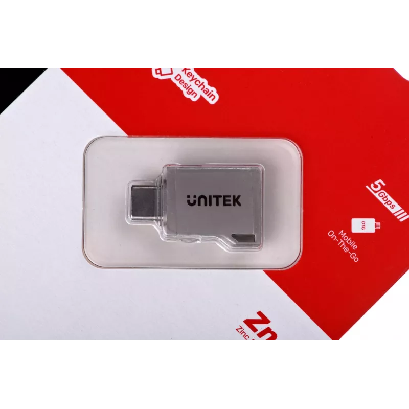 Adaptador UNITEK USB-C-USB-A 3.1 GEN1, M/F, A1025GNI