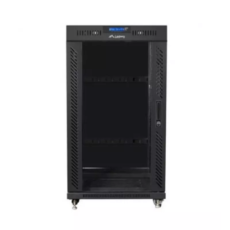 Armário Rack 19 polegadas 22HE 600x600 mm preto LANBERG FF01-6622-12BL