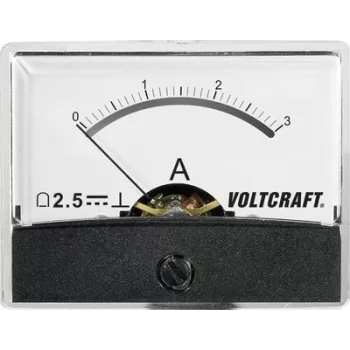 Voltcraft AM-60X46/3A/DC Instrumento de medição para montagem AM-60X46/3A/DC 3 A Galvanómetro (AM-60X46/3A/DC)