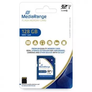 Cartão de memória MediaRange 128GB SDXC UHS-I Class 10 MR969