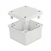 Caixa DeLOCK caixa de instalação IP65 à prova de água 96 x 96 x 60 mm cinzento