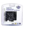 Placa de interface PCIe interna LOGILINK PC0033 com portas série e paralela, chipset NetMOS
