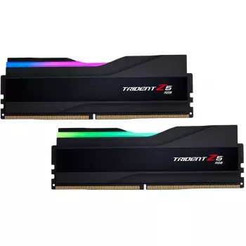 DIMM 32 GB DDR5-6000 (2x 16 GB) Dual-Kit, memória RAM preta, F5-6000J3238F16GX2-TZ5RK, Trident Z5 RGB, INTEL XMP