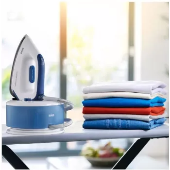 Braun CareStyle Compact IS 2143 BL 2400 W 1,5 L Sola EloxalPlus Azul, Branco