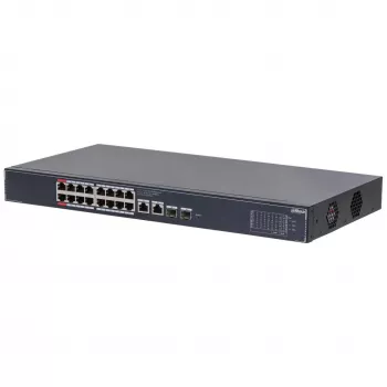 Switch de rede Dahua Technology SG4020LP gerido L2 Gigabit Ethernet (10/100/1000) Power over Ethernet (PoE) preto