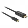 Adaptador de cabo de vídeo DeLOCK 85260 USB Type-C HDMI 3 m preto