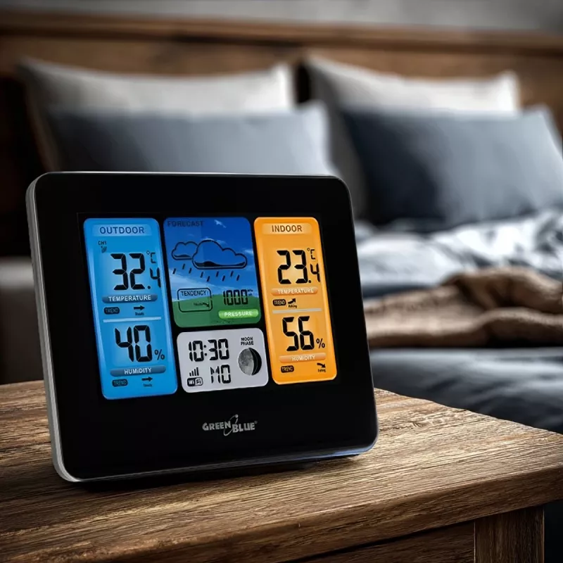 Greenblue 46003 preto LCD pilha Wi-Fi