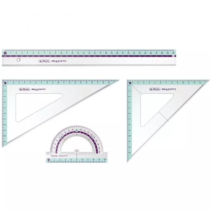 Conjunto de réguas Herlitz 11368222