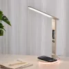 Candeeiro de mesa Hawk HW-LAMP03 branco RGB — candeeiro de secretária LED ajustável com iluminação RGB