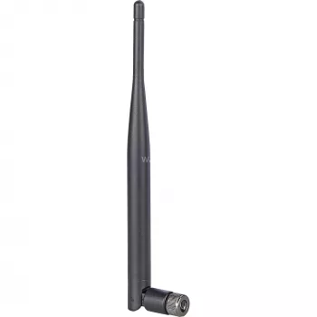 Antena WLAN DeLOCK - antena - 5 dBi (para 2,5 GHz), 5 dBi (para 5,825 GHz) - antena omnidirecional - preta (88393)