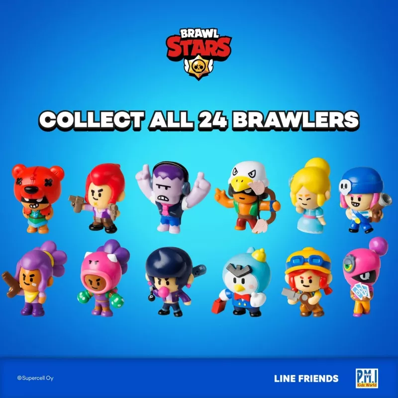 BRAWL STARS S1 FIGURAS – pack de 8 DELUXE BOX VER.C