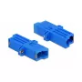 Acoplador de fibra ótica E2000 Simplex fêmea para Simplex fêmea DeLOCK 86945