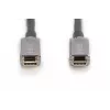 DIGITUS Cabo de ligação AV AOC USB-C 10m 4