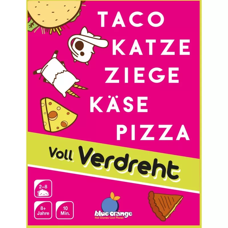 Taco Cat Goat Cheese Pizza: Voll verdreht, jogo de cartas