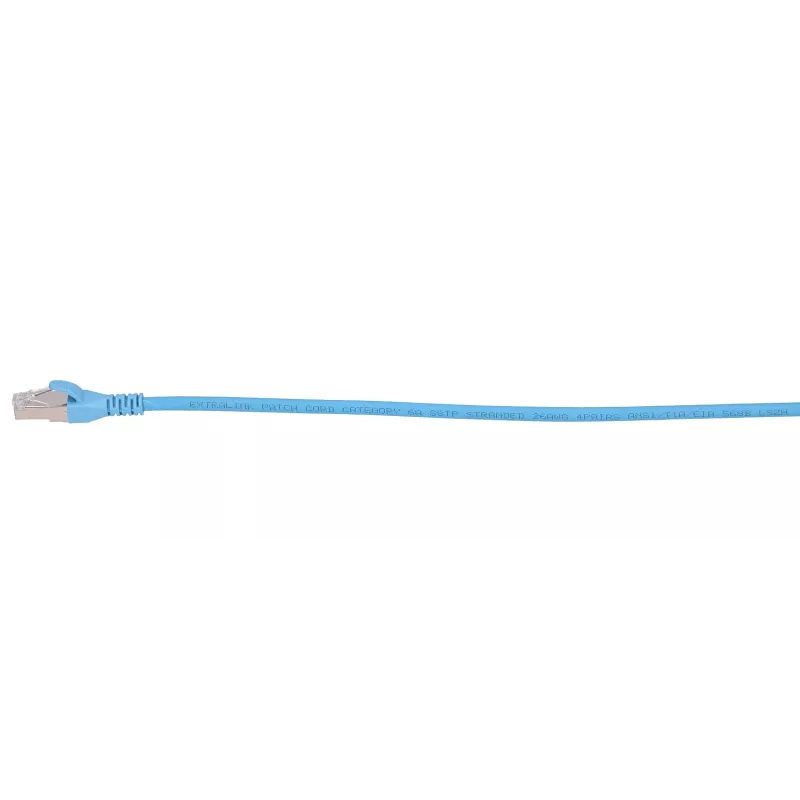 Cabo de patch de rede Extralink Cat.6A RJ-45 Cat6a 5 m azul