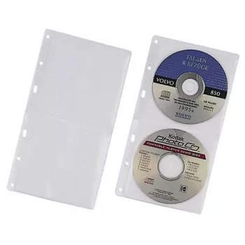 Bolsa para discos Durable 5203-19 2 discos transparente