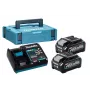 Conjunto de bateria e carregador Makita XGT
