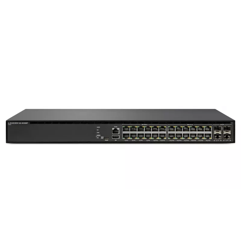Switch gerido Lancom Systems GS-4530XP L3 2.5G Ethernet 30 portas PoE