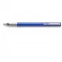 Caneta de tinta permanente Parker VECTOR azul aço inoxidável