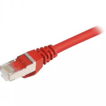 Sharkoon Cabo de rede RJ-45 Cat6 S/FTP, 1 m, vermelho