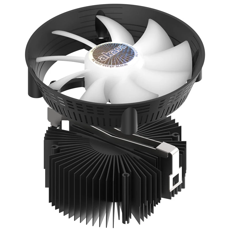 Arrefecedor de processador Akasa Vegas Chroma AM 12 cm preto branco