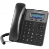 Telefone DECT Grandstream GXP1610 — preto, LCD 132×48 px, Headset (RJ-9), 1 auscultador, Agenda 500, Mãos livres