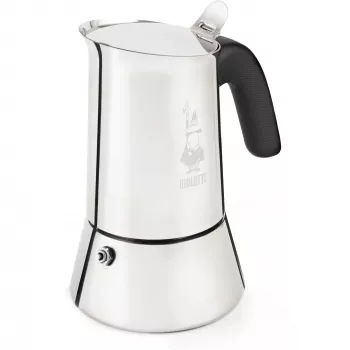 Cafeteira Moka Bialetti Venus 0,2 L aço inoxidável, adequada para indução, 4 chávenas