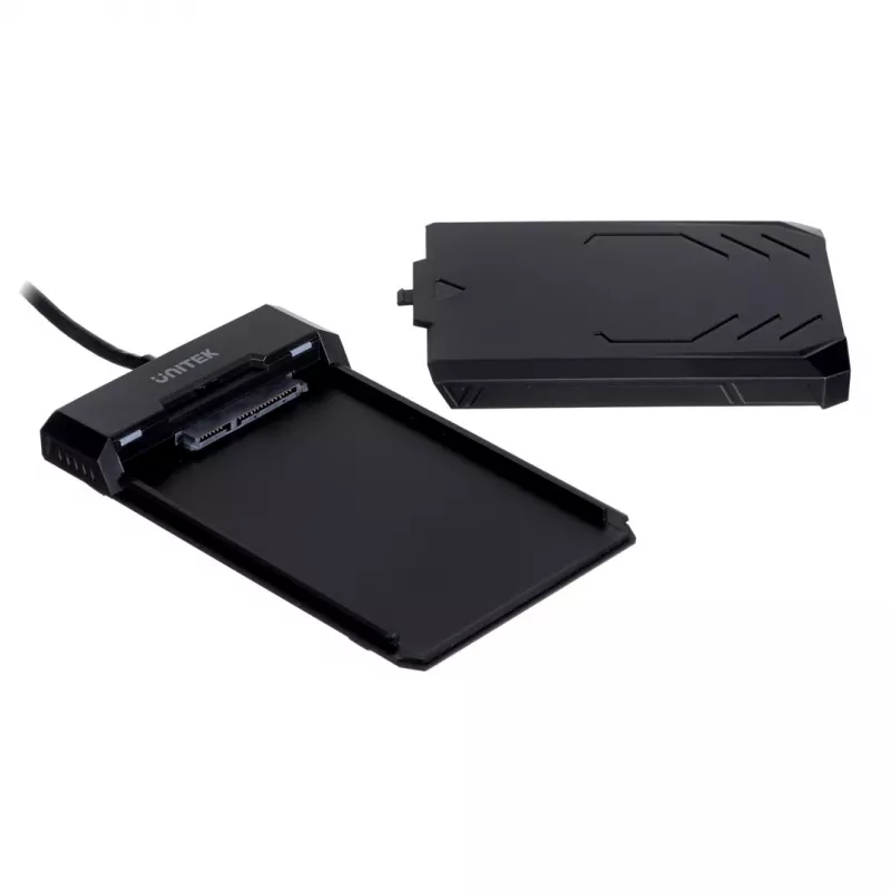 Unitek Y-3036 caixa externa para HDD/SSD, 2,5″ SATA III 6G, USB 3.0, UASP, preta