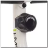 Bicicleta estática magnética horizontal branca e verde HMS R9259