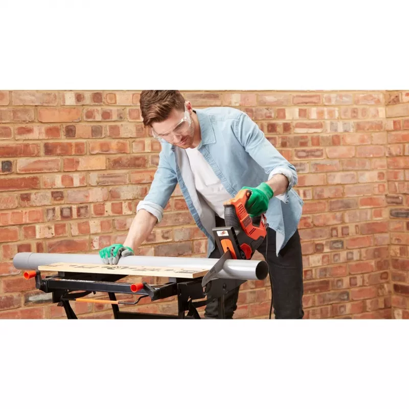 Serra sabre Black & Decker RS890K-QS 2700 spm 500 W preto, laranja