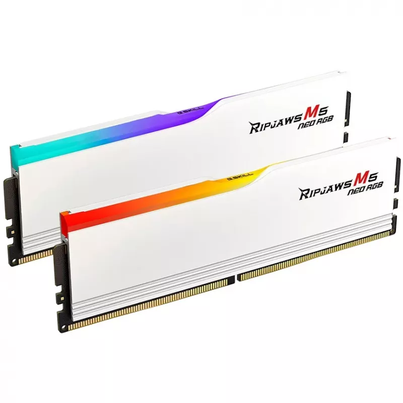DIMM 64 GB DDR5-6000 (2x 32 GB) Dual-Kit, memória F5-6000J3238G32GX2-RM5NRW, Ripjaws M5 Neo, AMD EXPO