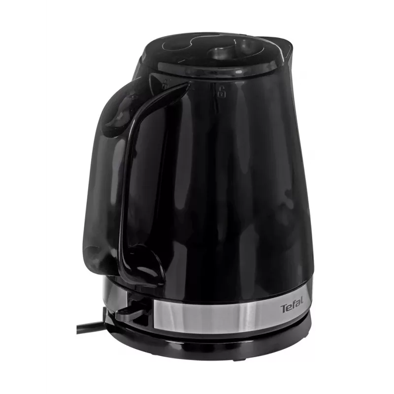 Chaleira elétrica Tefal KO150 1,5 L 2400 W – aço inoxidável preto, sem fios, base de 360°