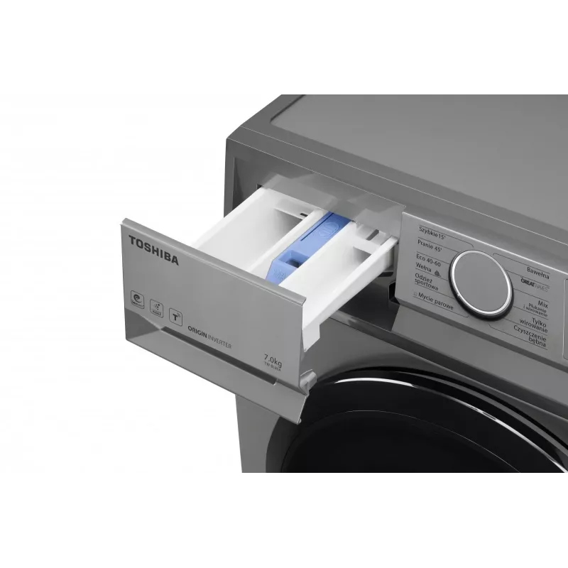 Máquina de lavar roupa slim Toshiba TW-BL80A2PL(SS), 8 kg