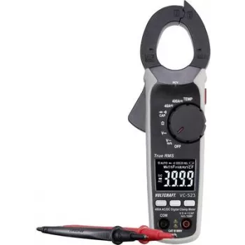 VOLTCRAFT VC-523 Alicate amperímetro digital CAT III 600 V Visor (contagens): 4000 (VC-8466760)