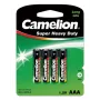 Pilha descartável Camelion R03P-BP4G AAA zinco-carbono