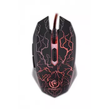 Rebeltec Diablo - Rato - ótico - 6 botões - com fios - USB