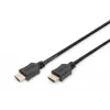 Cabo de ligação HDMI High Speed Assmann, ficha/ficha Tipo A, 10,0 m, com Ethernet, anteriormente HDMI 1.4, UL, preto, dourado (AK-330107-100-S)