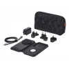 Auscultadores 3-em-1 Urban Armor Gear SRGE carregamento sem fios preto cinzento